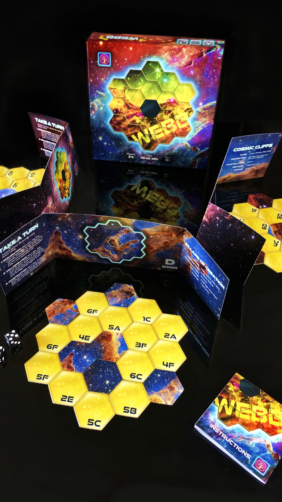 WEBB: A Game of Cosmic Construction *Preorder w/ Sticker*